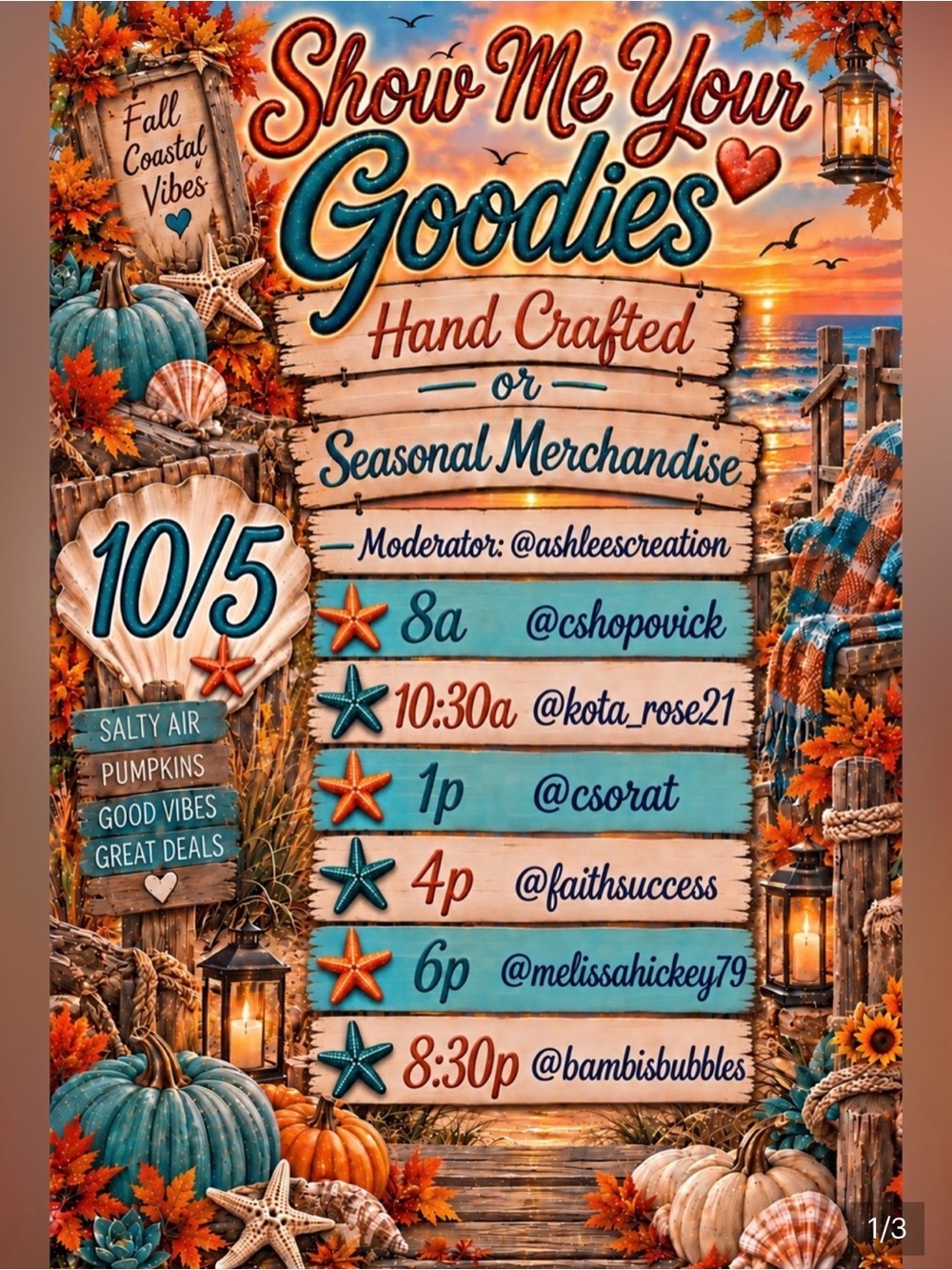 Show Me Your Goodies- Share Show Train